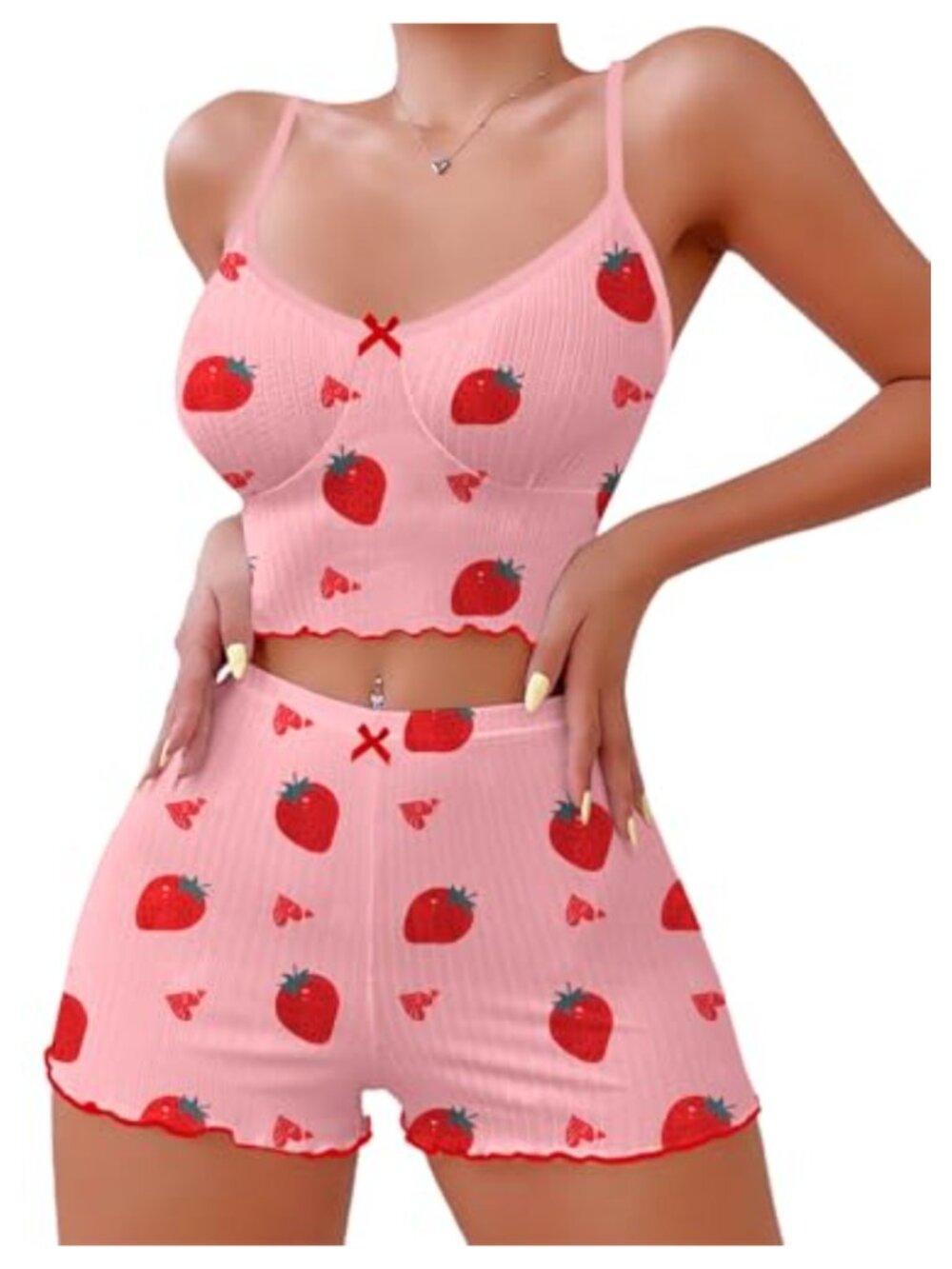 Hilinker Women's O-Ring Cutout Halter One Piece Swimsuit High Cut Bathing Suit